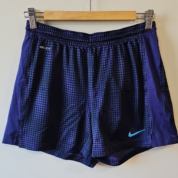 Nike Pants - Nike Small Blue and Black Athletic Shorts
